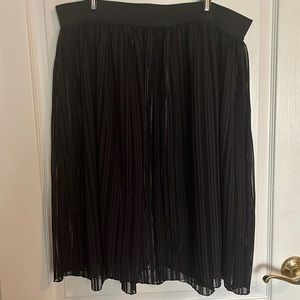 Black Torrid Mesh Swim Skirt Coverup
